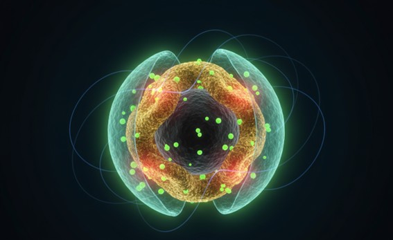 Core-shell theranostic nanocomposite (MRI/photothermal therapy/drug delivery).
