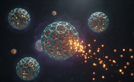 MOF nanoparticles with pH-triggered drug release.
