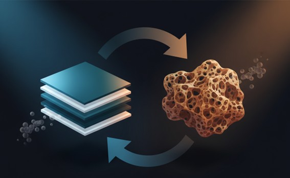 Structural memory effect and reversible phase transformation of LDH materials.