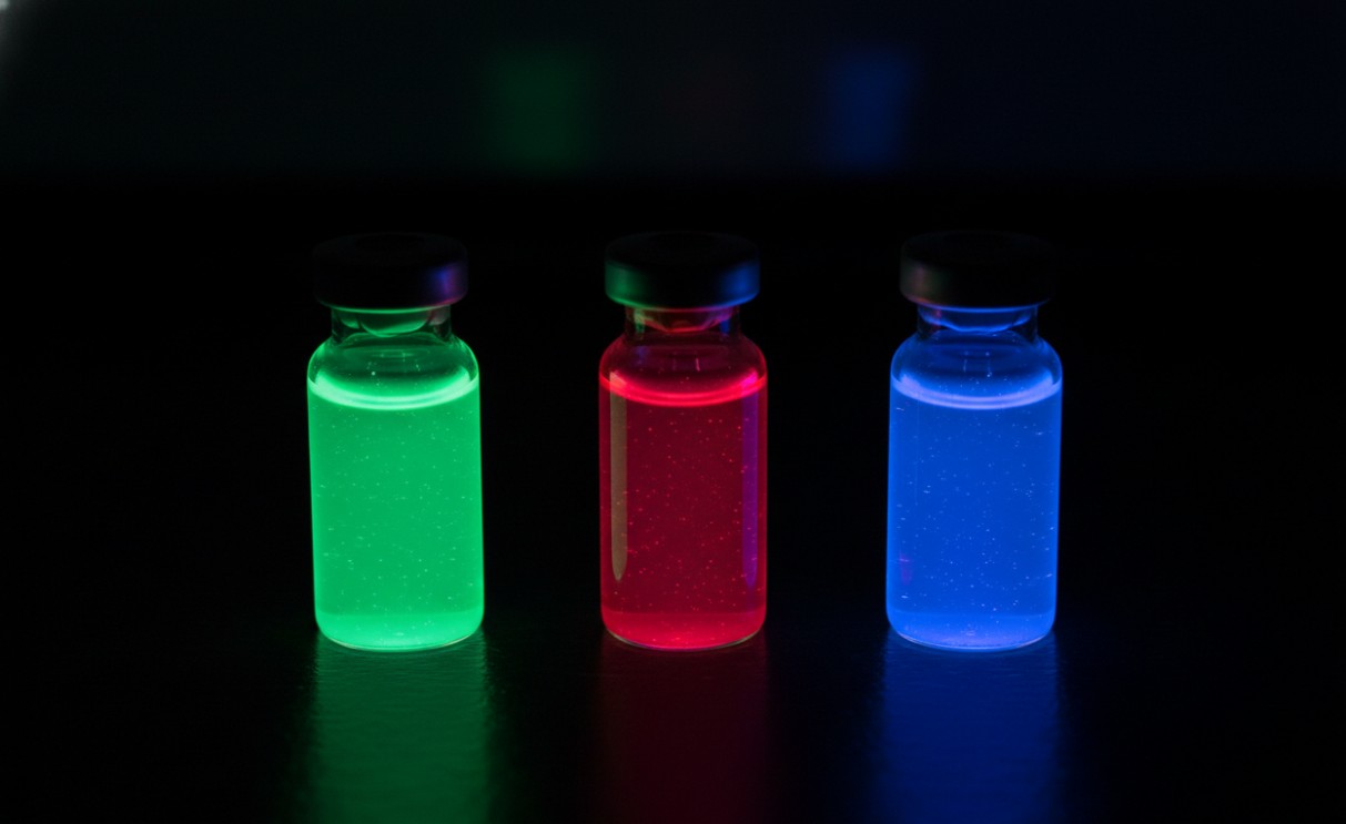 All-inorganic perovskite quantum dots with multicolor UV photoluminescence.