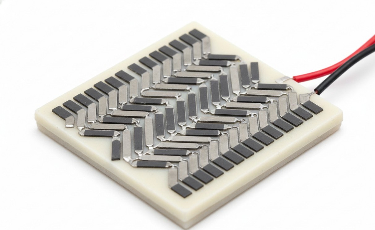 Thermoelectric generator module array for waste heat recovery