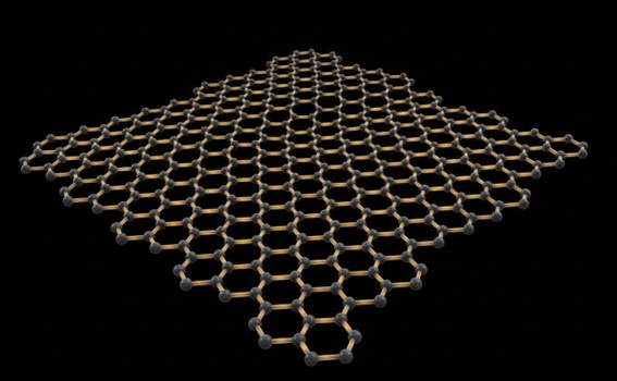 Single-layer graphdiyne with hexagonal porous 2D carbon lattice.