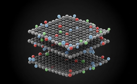 Exfoliated single-layer MXene nanosheet with surface terminations.