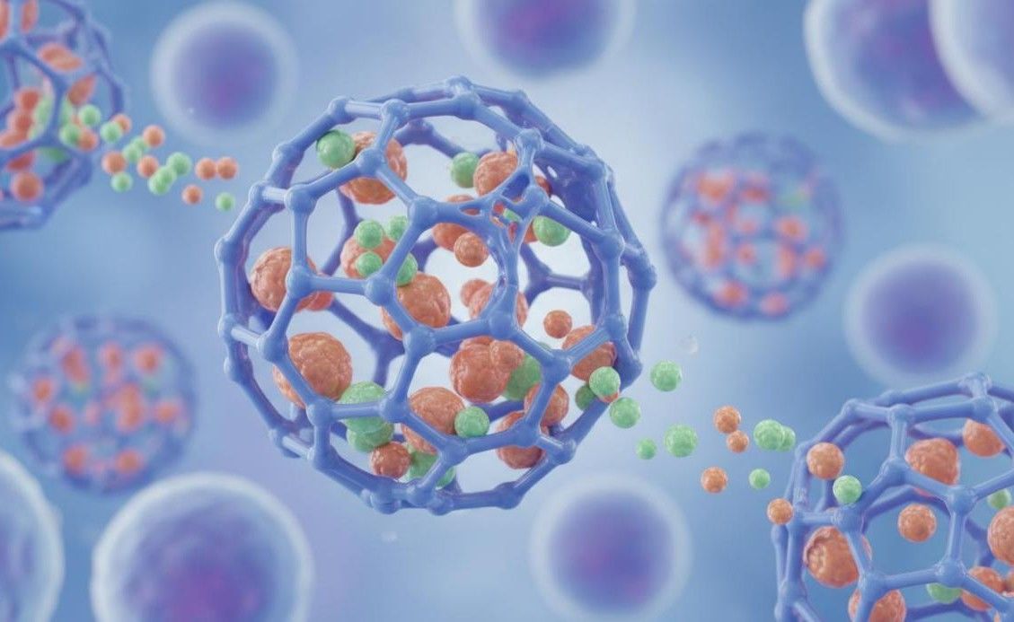 Drug molecules encapsulated inside mesoporous MOF nanoparticles for controlled therapeutic release