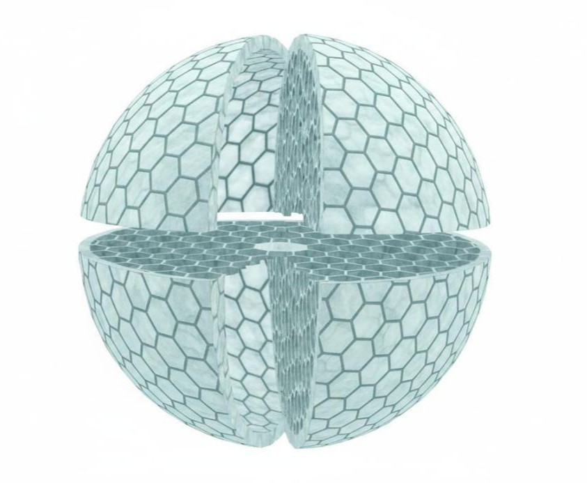 Mesoporous silica nanoparticle with ordered hexagonal pore channels designed for high-capacity drug loading