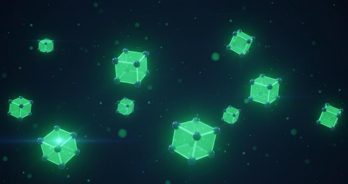 CsPbBr3 perovskite nanocrystals with cubic shape displaying bright green photoluminescence