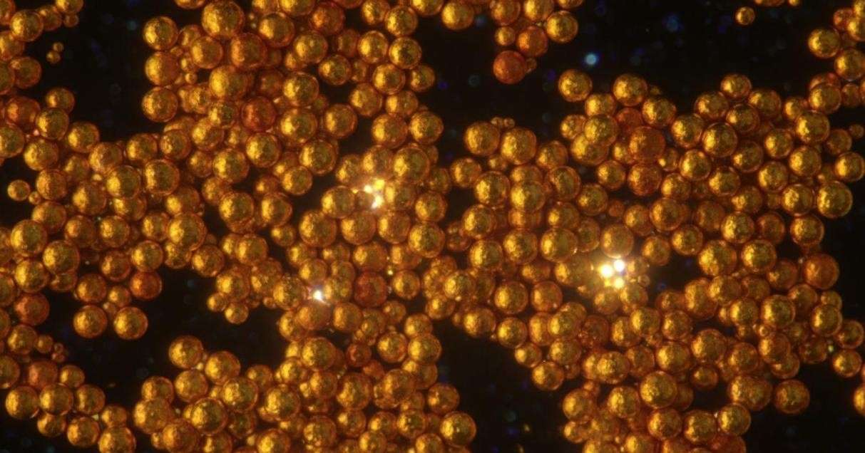 Aggregated gold nanoparticles forming plasmonic hot spots for SERS with localized electromagnetic field enhancement